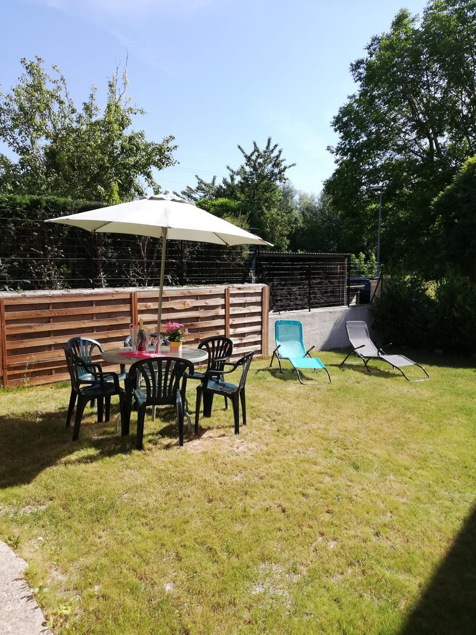 Garden, Garden view, sunbed