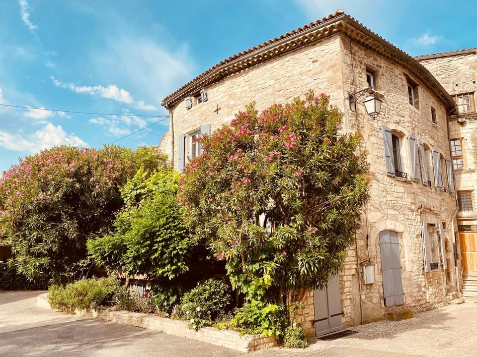 Property building, Patio, Spring, Day