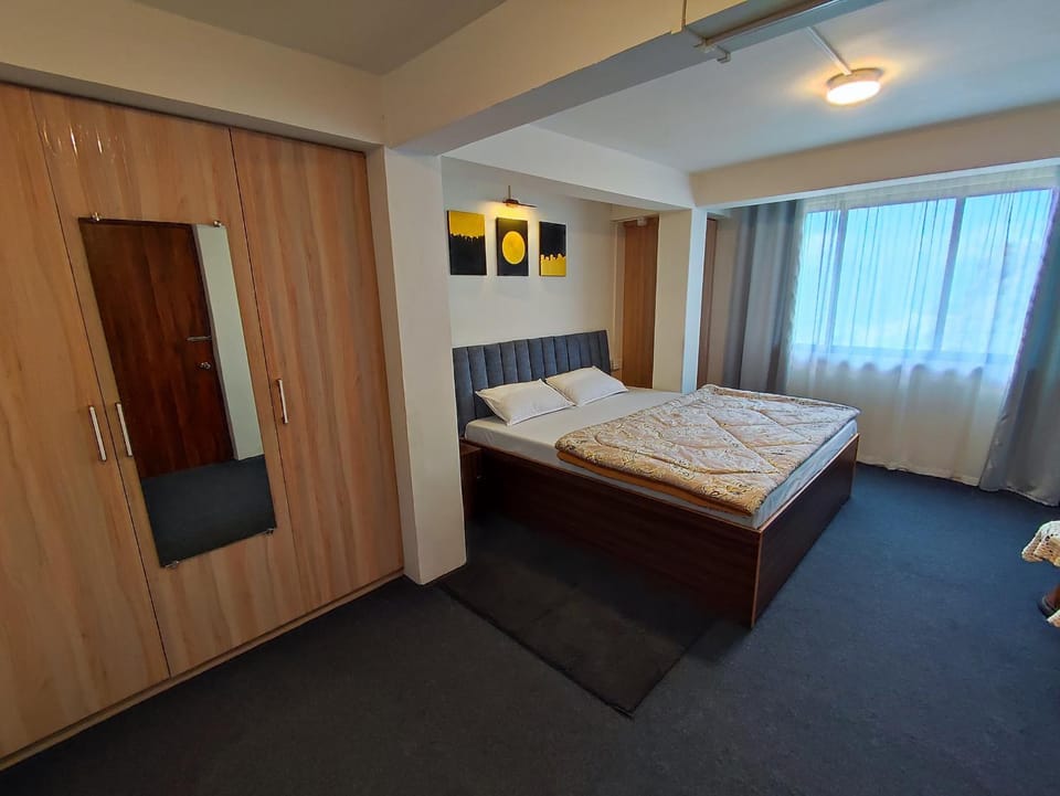 Bed, Photo of the whole room, Bedroom, wardrobe