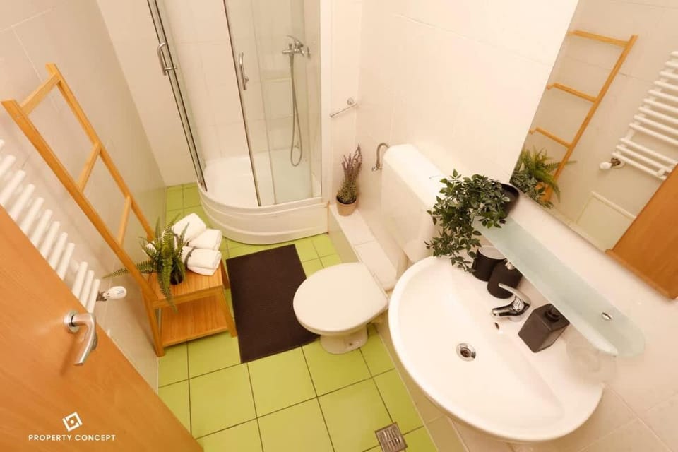 Shower, Toilet, Bathroom, towels