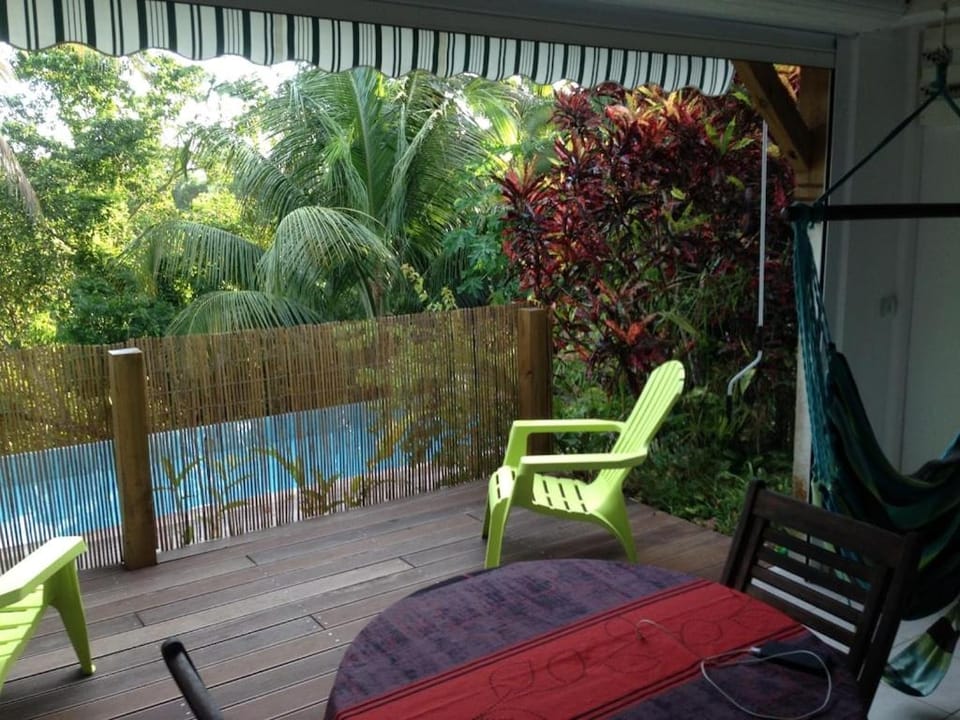 Patio, Natural landscape, Garden view, Pool view
