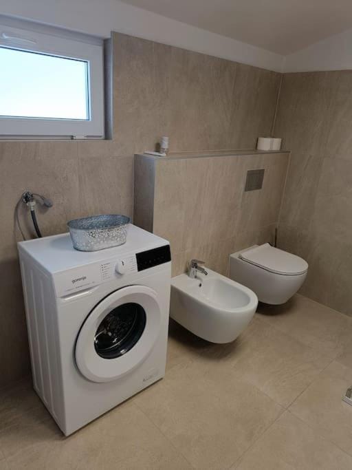 Toilet, Bathroom, washing machine
