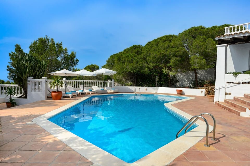 Property building, Living room, Swimming pool