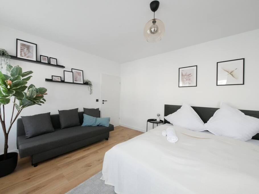 Living room, Bedroom