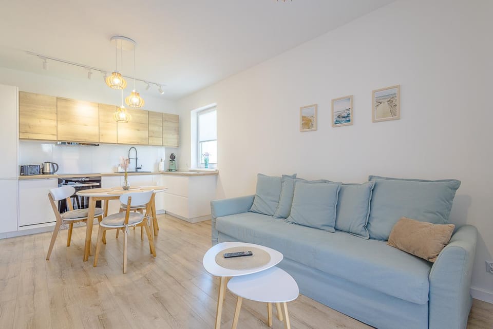 Kitchen or kitchenette, Living room, Seating area, Dining area, stove