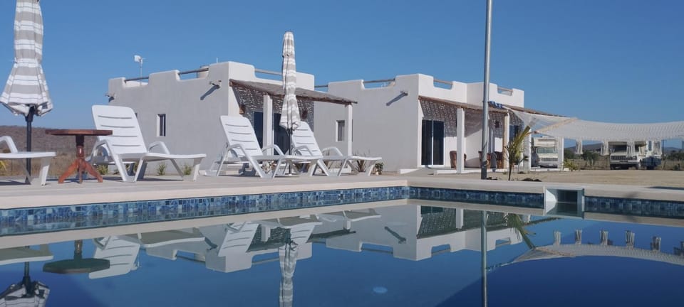 Property building, Pool view, Swimming pool