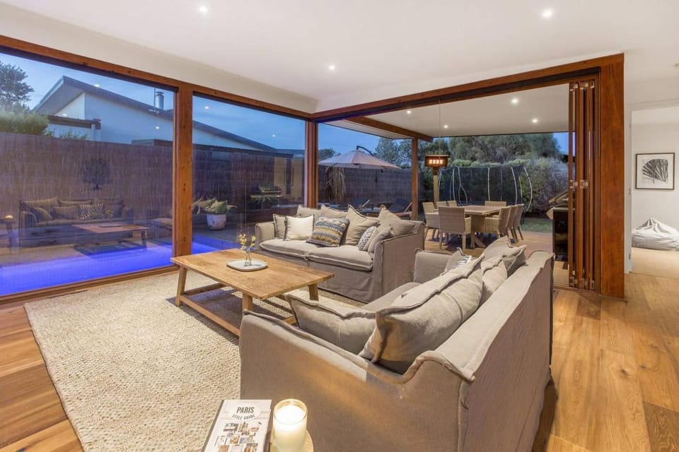Patio, Living room, Pool view, Swimming pool