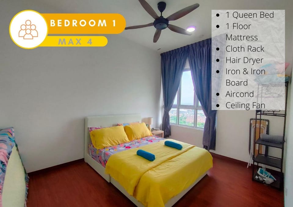 Bed, Photo of the whole room, Bedroom, fireplace, towels, air conditioner