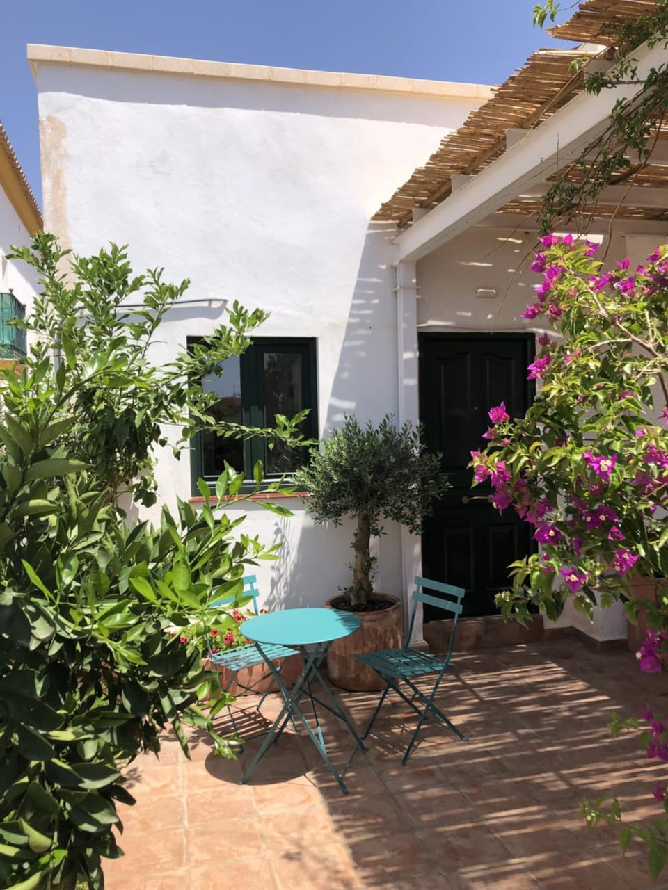 Property building, Patio, Day, Balcony/Terrace, Dining area, Garden view