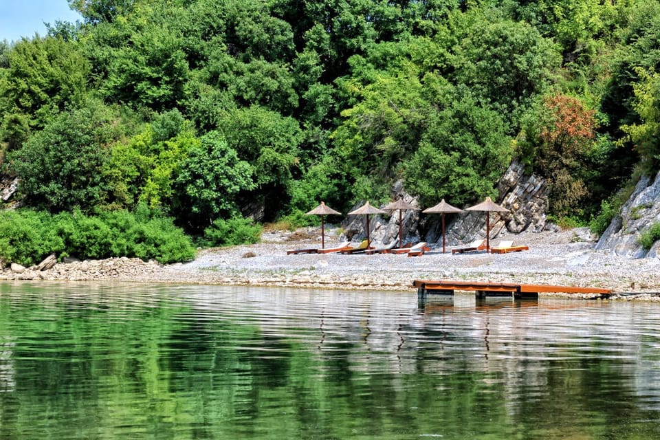 Natural landscape, Beach, Lake view