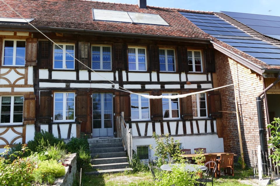 Property building, Spring, Garden