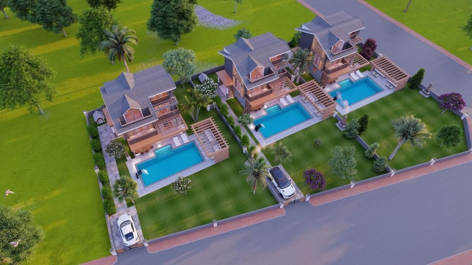 Natural landscape, Bird's eye view