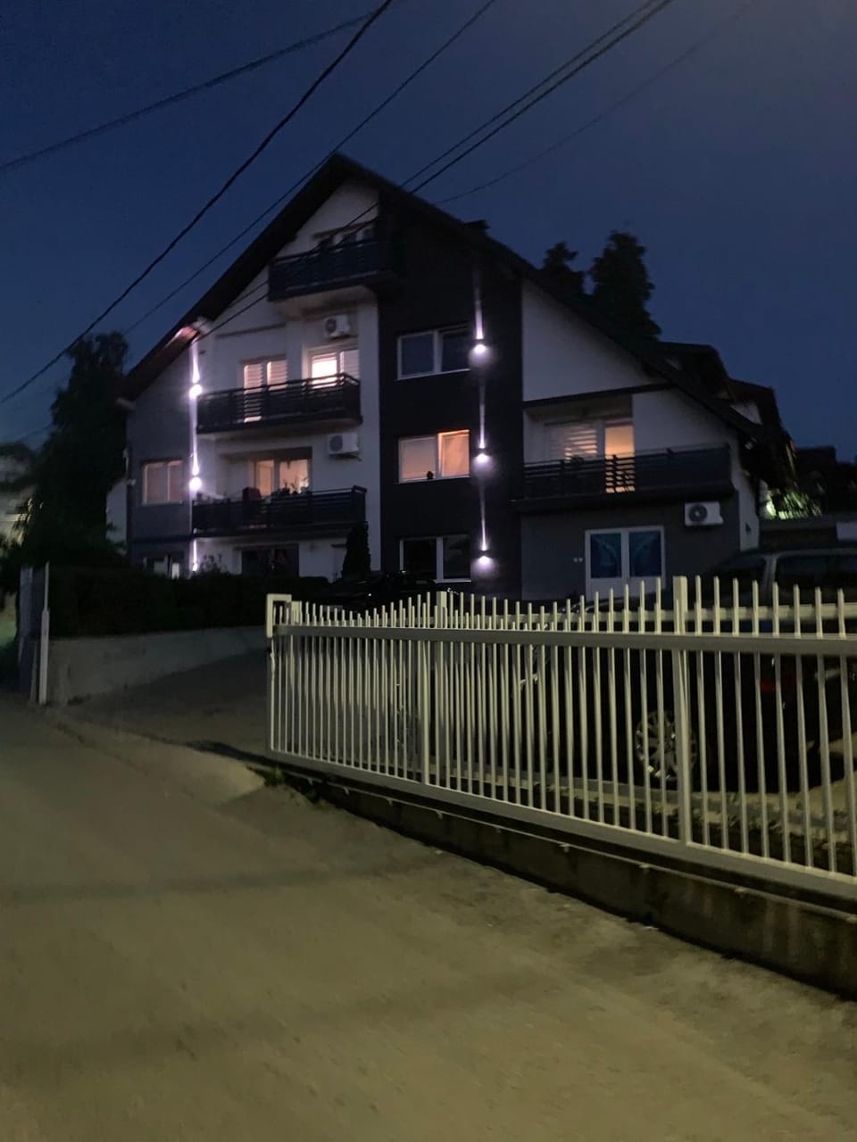Property building, Night, Neighbourhood