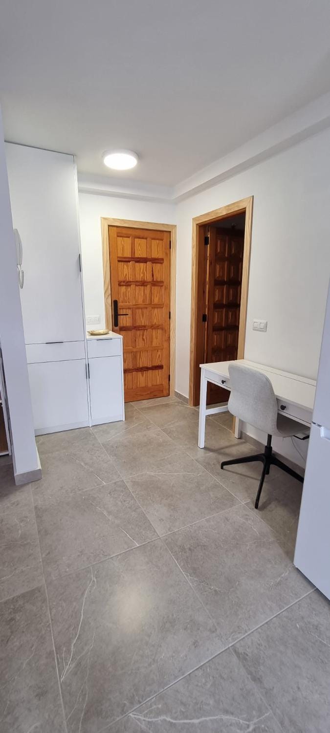 Seating area, wardrobe