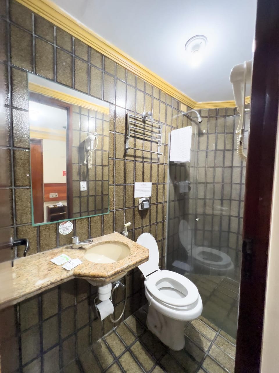 Shower, Toilet, Bathroom, towels