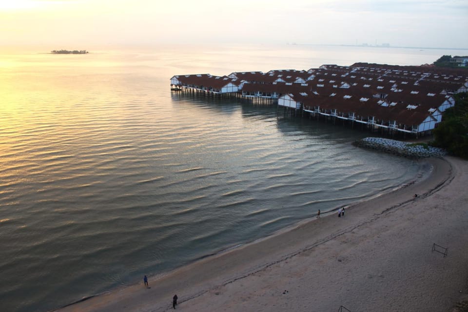 Natural landscape, Balcony/Terrace, Beach, Sea view, Sunset