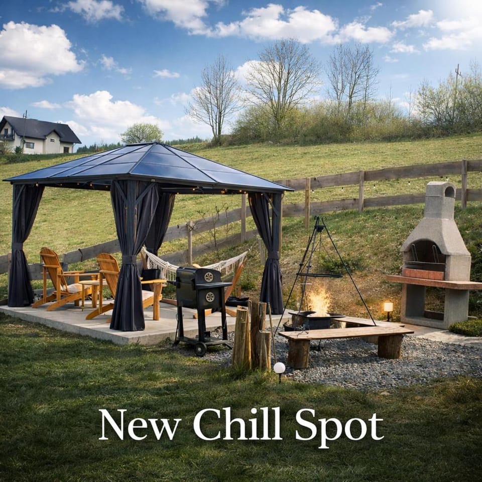 Natural landscape, BBQ facilities
