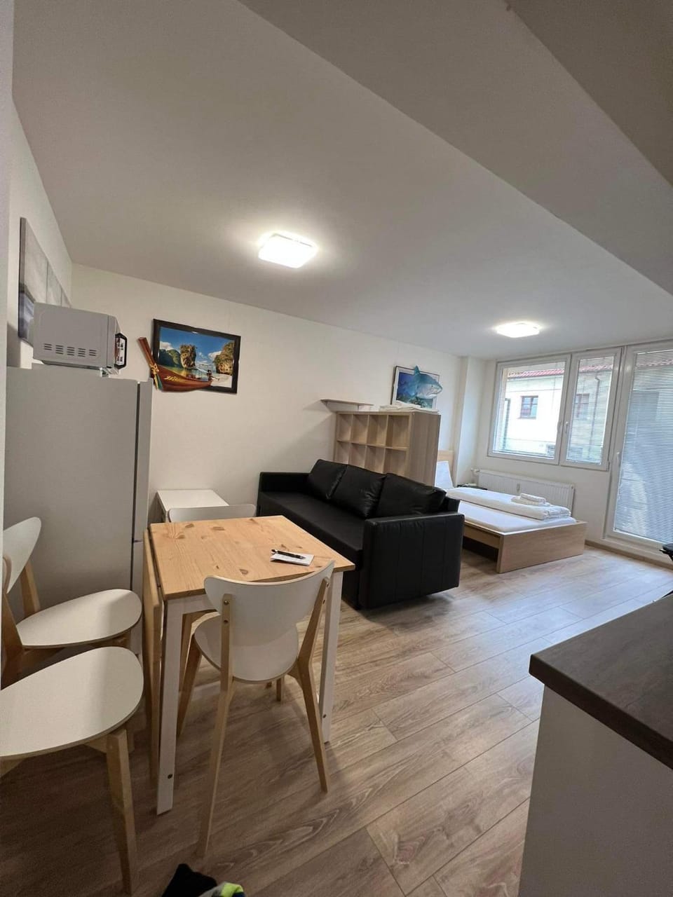 Bed, Living room, Photo of the whole room, Seating area, Dining area, Bedroom, minibar