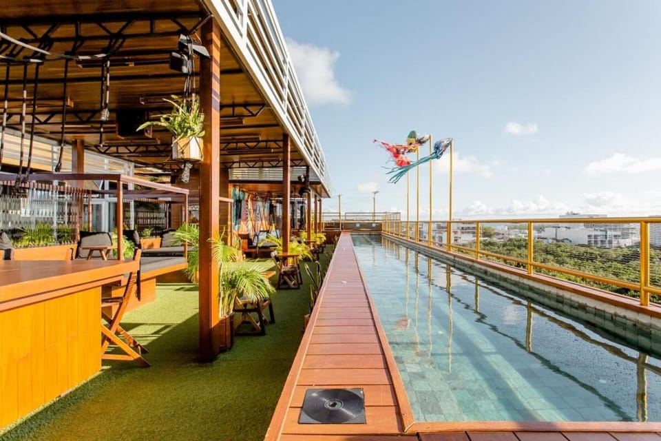 Location! Steps to Beach Balcony 38St Art Expo Apartment in Playa del Carmen