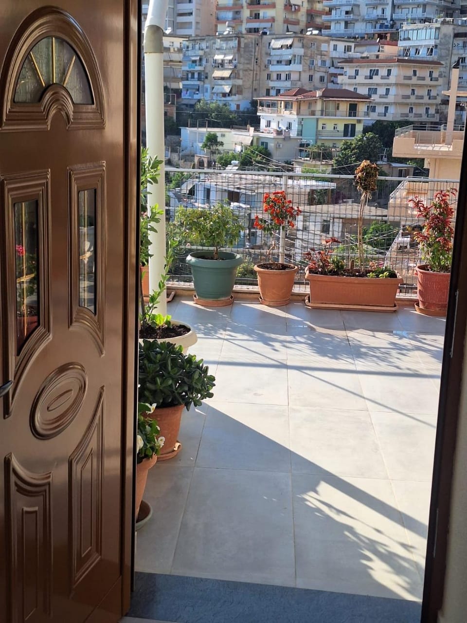 Property building, Day, View (from property/room), Balcony/Terrace, City view