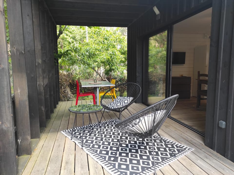 Patio, Day, View (from property/room), Seating area, Garden view