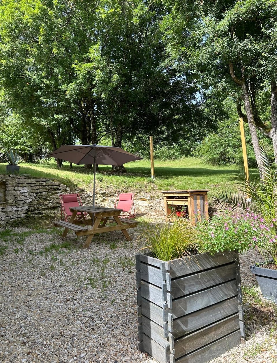 Patio, Day, Natural landscape, Garden, Garden view