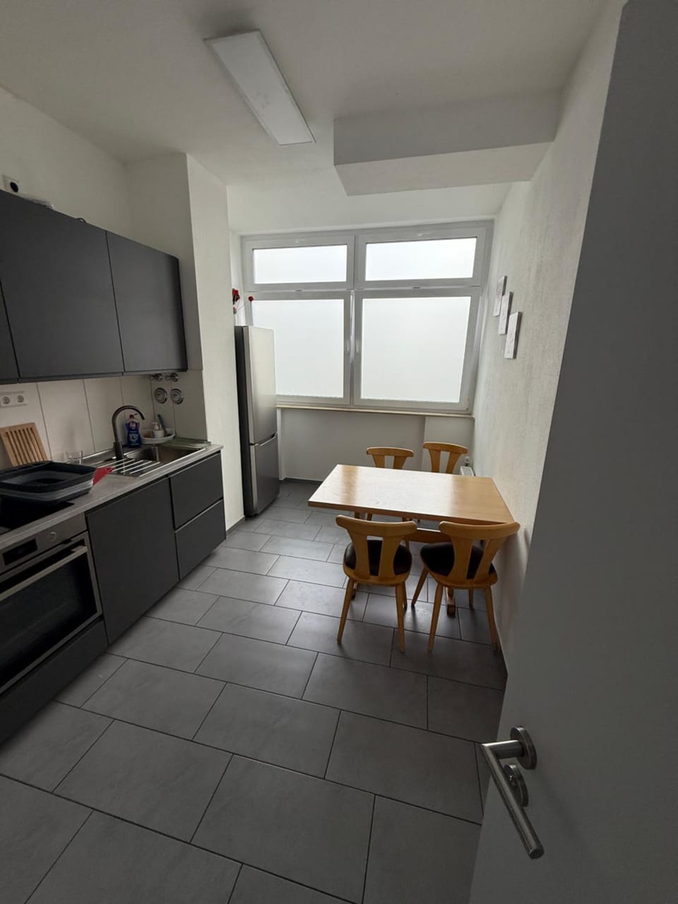 Communal kitchen, oven, stove