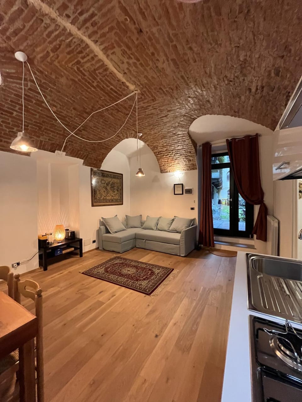 Kitchen or kitchenette, Living room