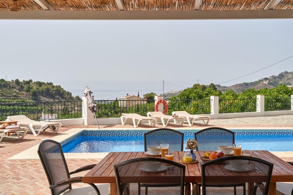 Property building, Living room, Swimming pool