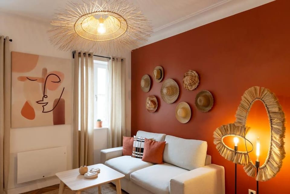 Bohemian Bakoua & Chesterfield Cottage, hyper-centre Apartment in Metz