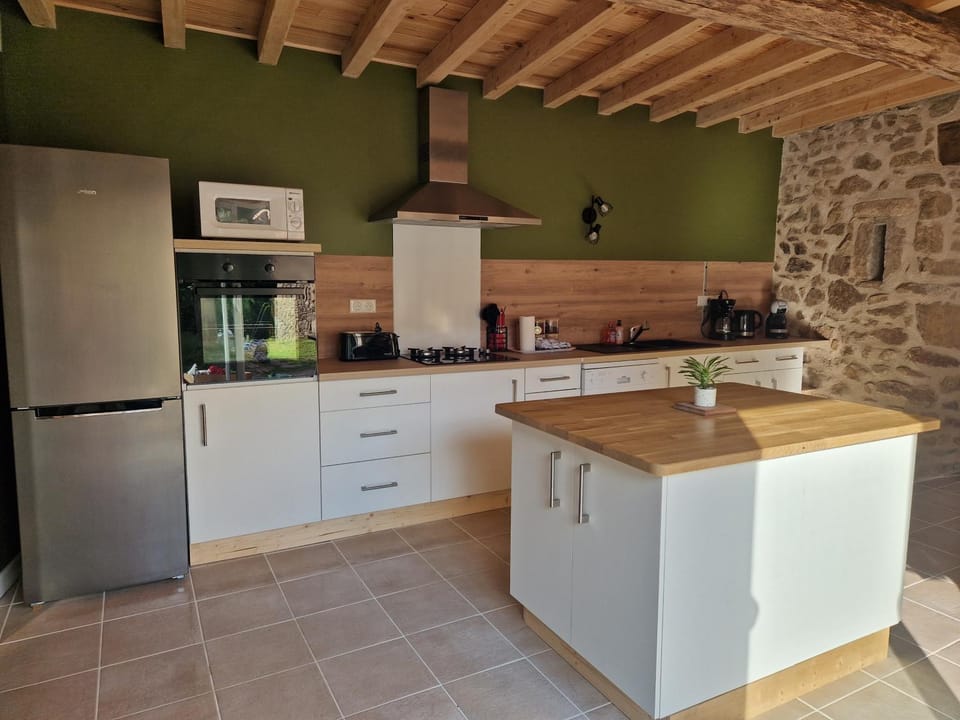 Kitchen or kitchenette, dishwasher, minibar, stove