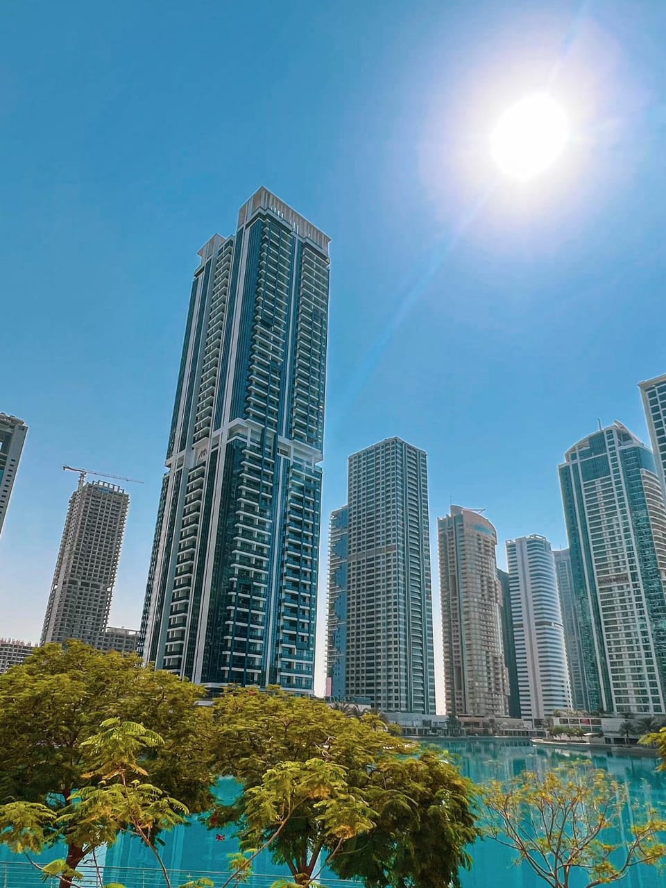 Day, Natural landscape, City view, Lake view