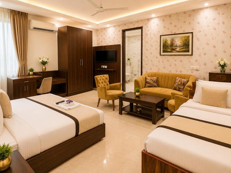 Communal lounge/ TV room, Bed, Photo of the whole room