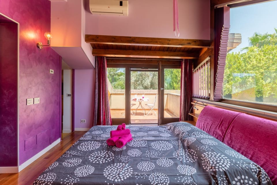 Property building, Living room, Bedroom