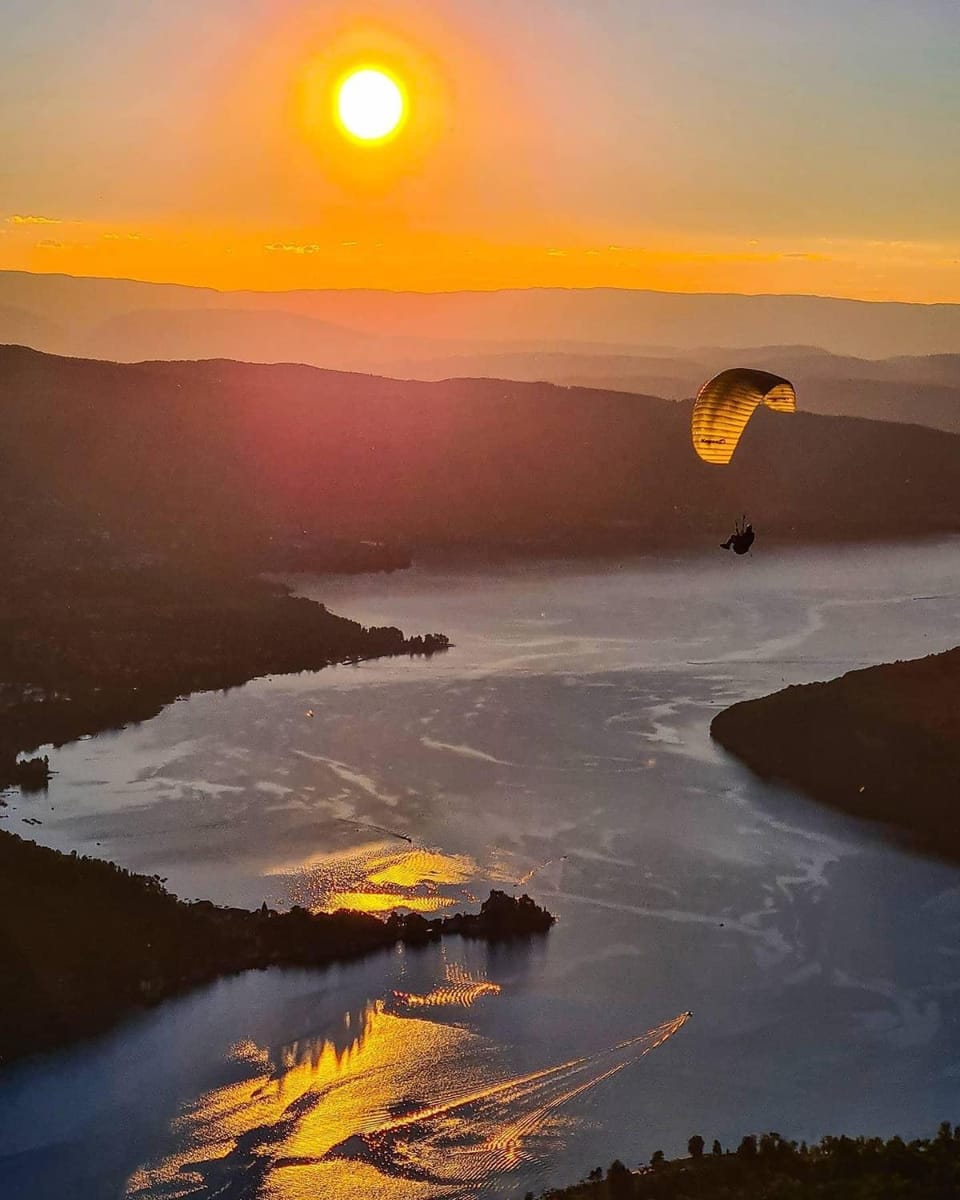 Natural landscape, Activities, Bird's eye view, Lake view, Mountain view, Sunset