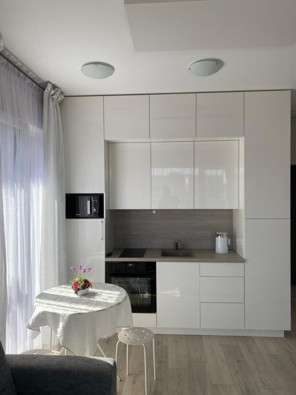 Kitchen or kitchenette, Dining area, minibar, pet friendly, stove