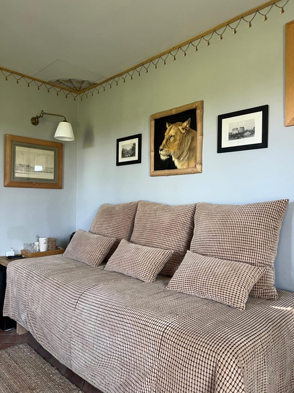 Bed, Living room