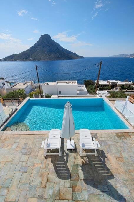 White Pearl Villa Kalymnos - 2bdr & Private Pool Villa in Kalymnos