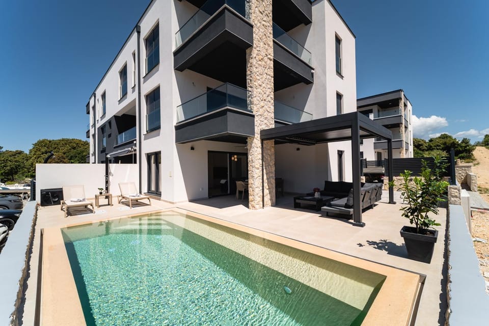 View (from property/room), Pool view, Swimming pool