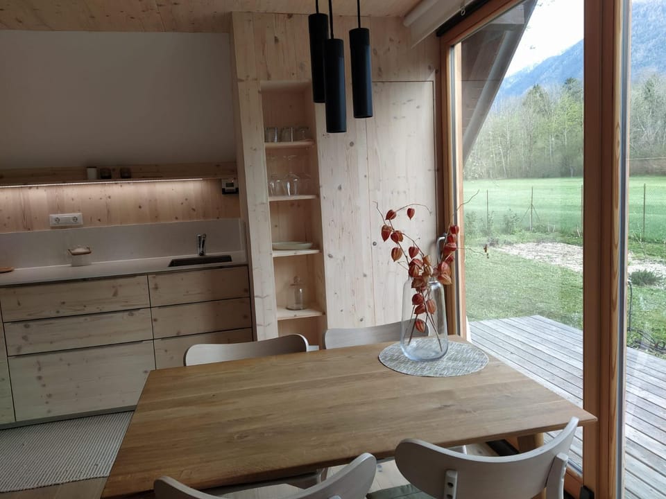 Kitchen or kitchenette, Dining area