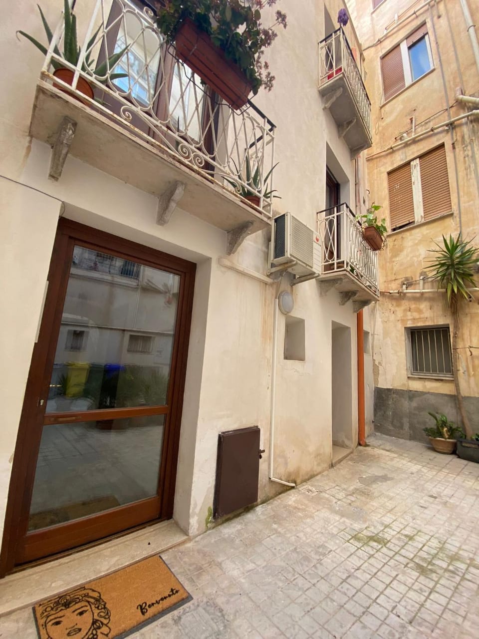 Property building, Patio