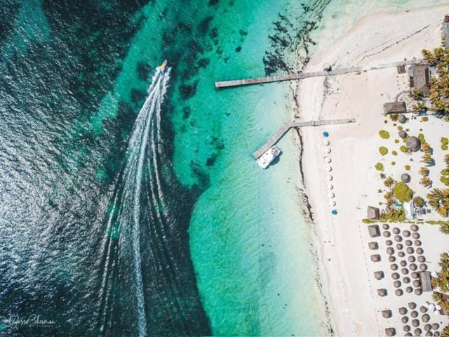 Playa Norte Oceanfront Remote Work Plus Concierge Apartment in Isla Mujeres