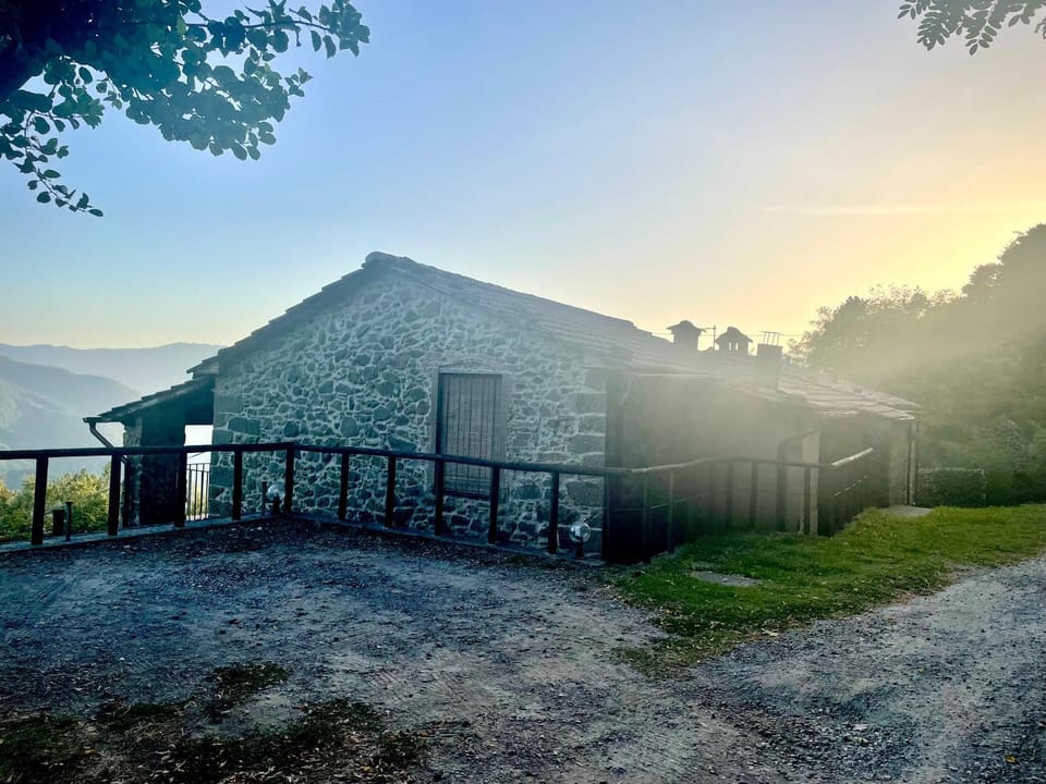 Property building, Sunset