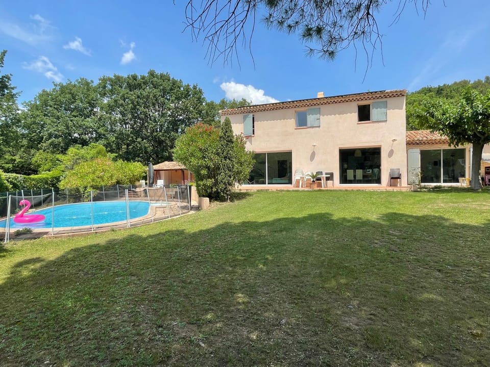Property building, Spring, Garden view, Pool view, Swimming pool