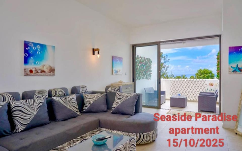 Seaside Paradise apartment à 2 minutes à pied du Lagoon Apartment in Rivière du Rempart District, Mauritius