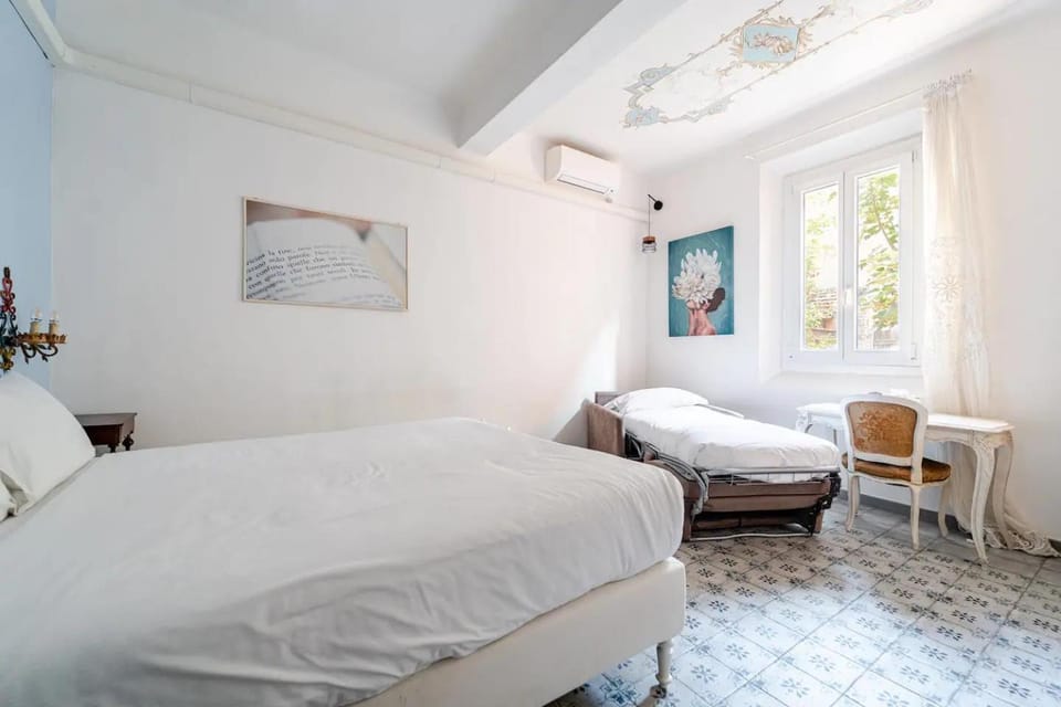 Bed, View (from property/room), Bedroom, air conditioner