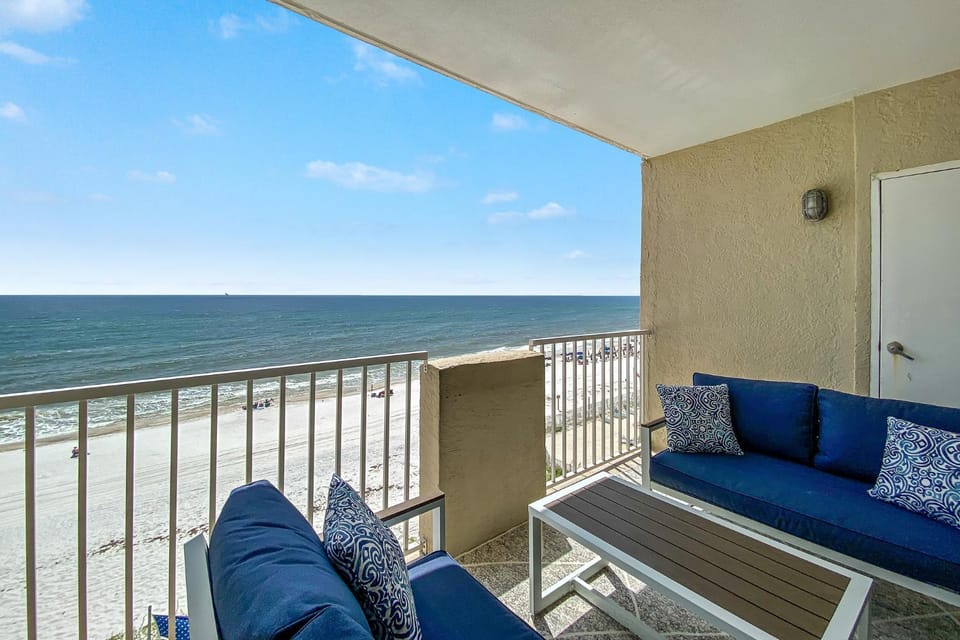 Tropical Winds 403 by ALBVR - 2BR, 2BA Beachfront Beauty with Incredible Views, Outdoor Pool, Fitness Room, and Grill Area House in West Beach
