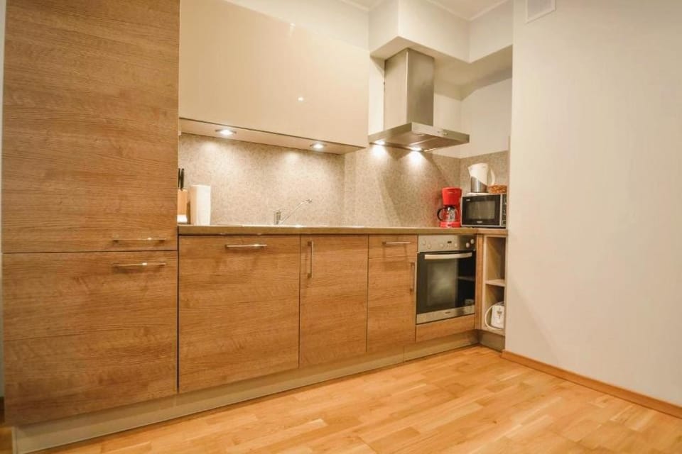 Kitchen or kitchenette, minibar