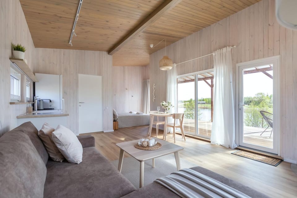 Pineplace twins NIDA House in Vilnius County, Lithuania