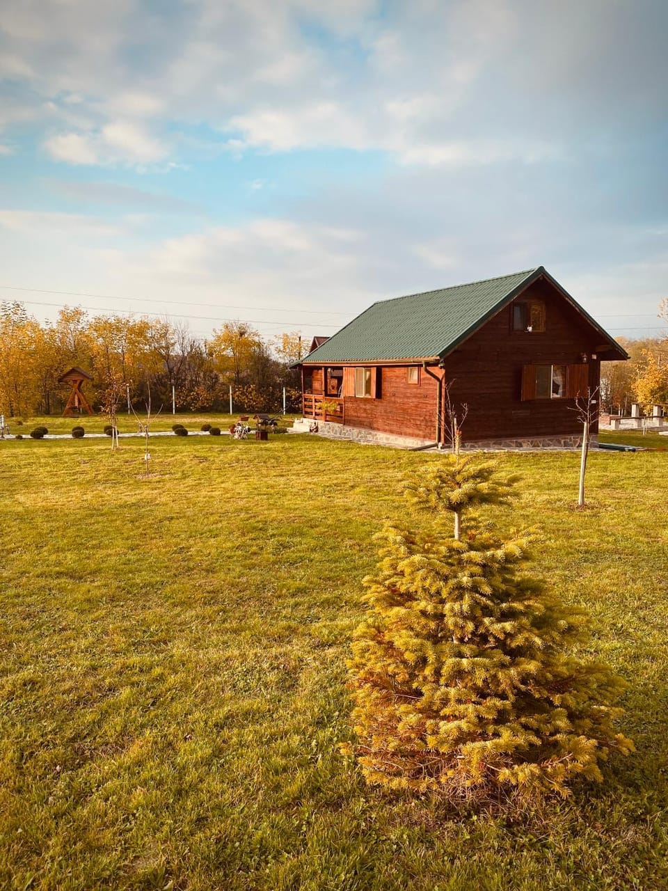 Property building, Day, Autumn, Garden view